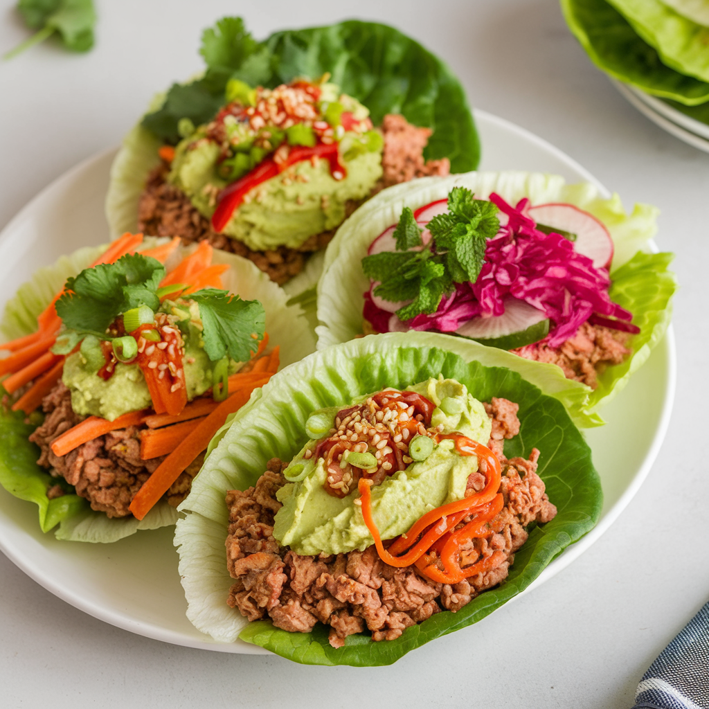 Healthy and Colorful Lettuce Wraps You Can’t Miss!