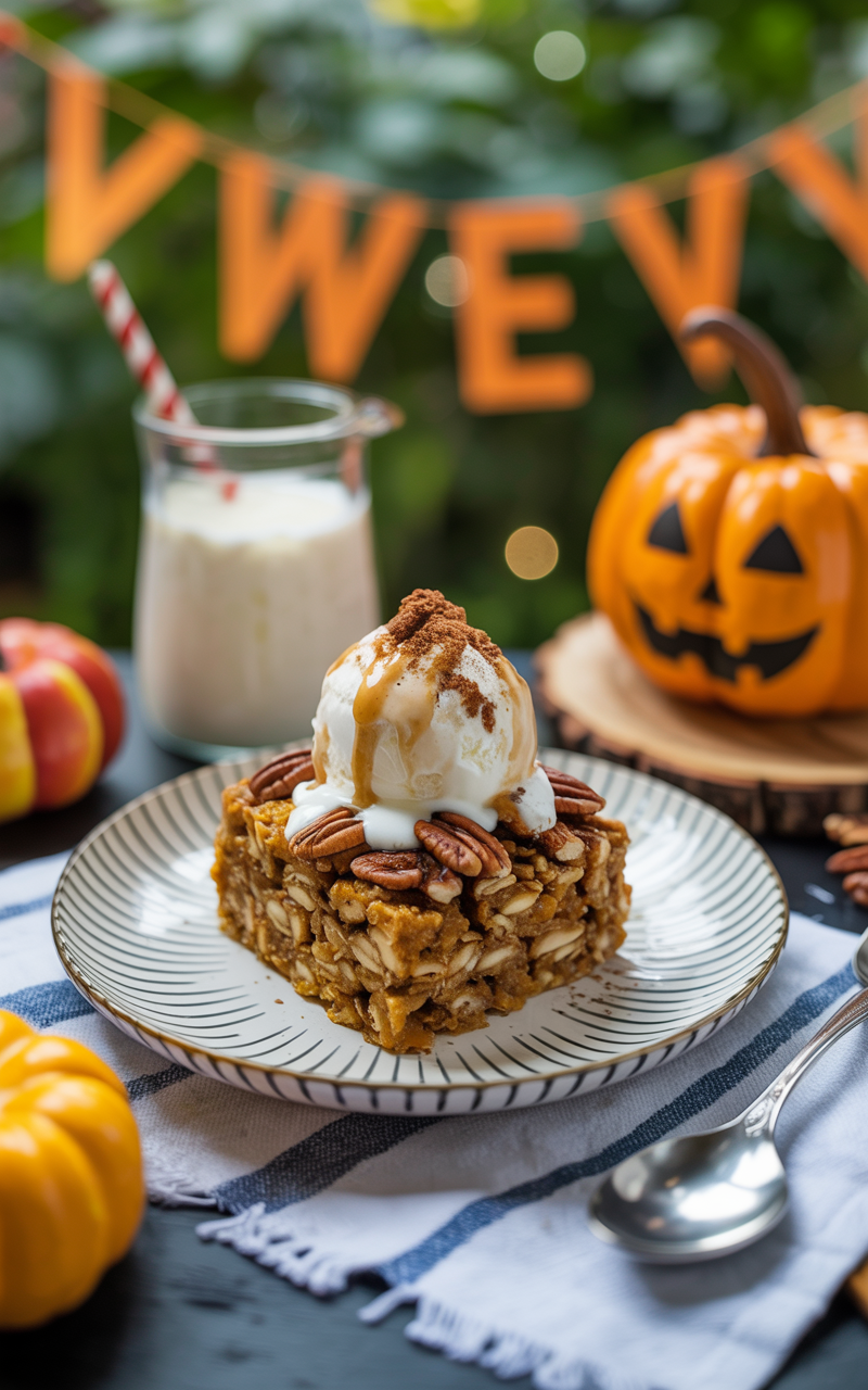 Pumpkin Baked Oatmeal That Turns Every Morning Into Fall Magic!