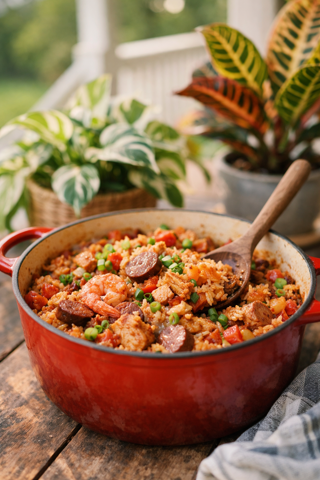 One-Pot Jambalaya with Lean Protein & Less Oil