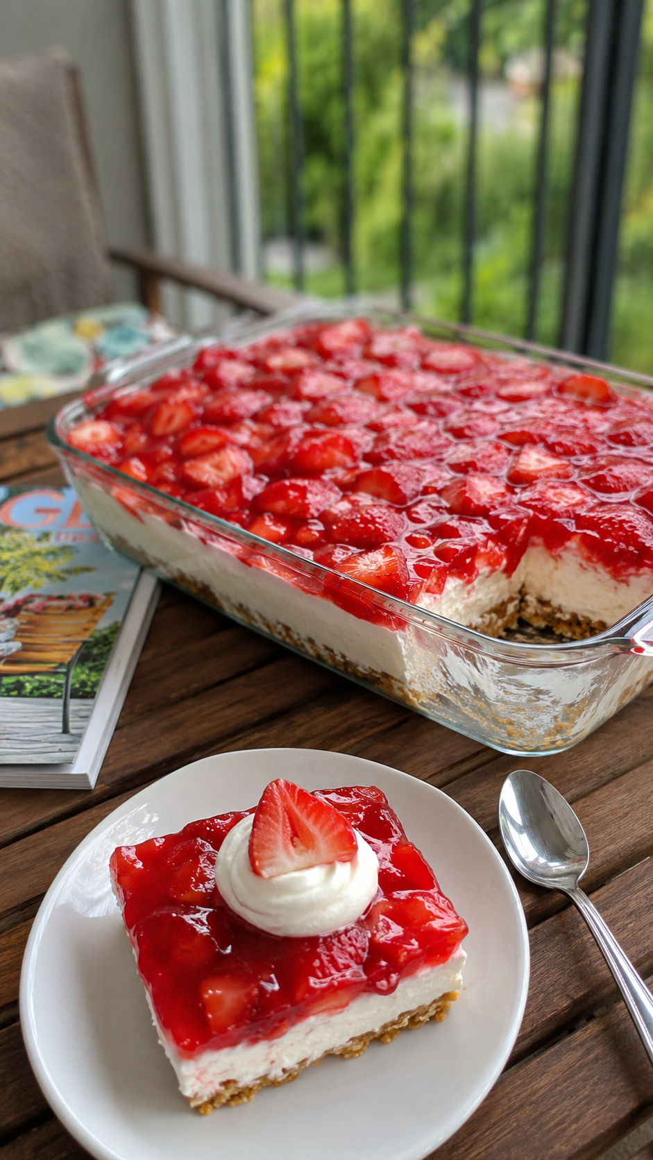 Strawberry Pretzel Salad for Summer Parties, Potlucks, and Holidays!