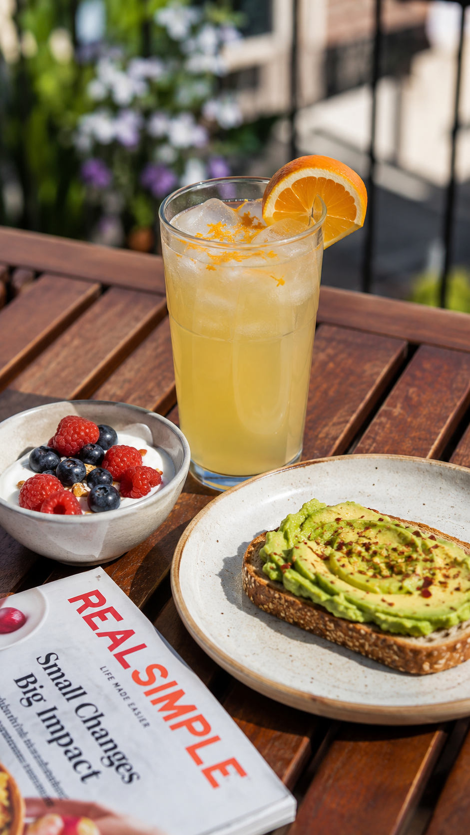 Healthy Cortisol Cocktail Recipe With Orange Juice, Coconut Water, and Sea Salt