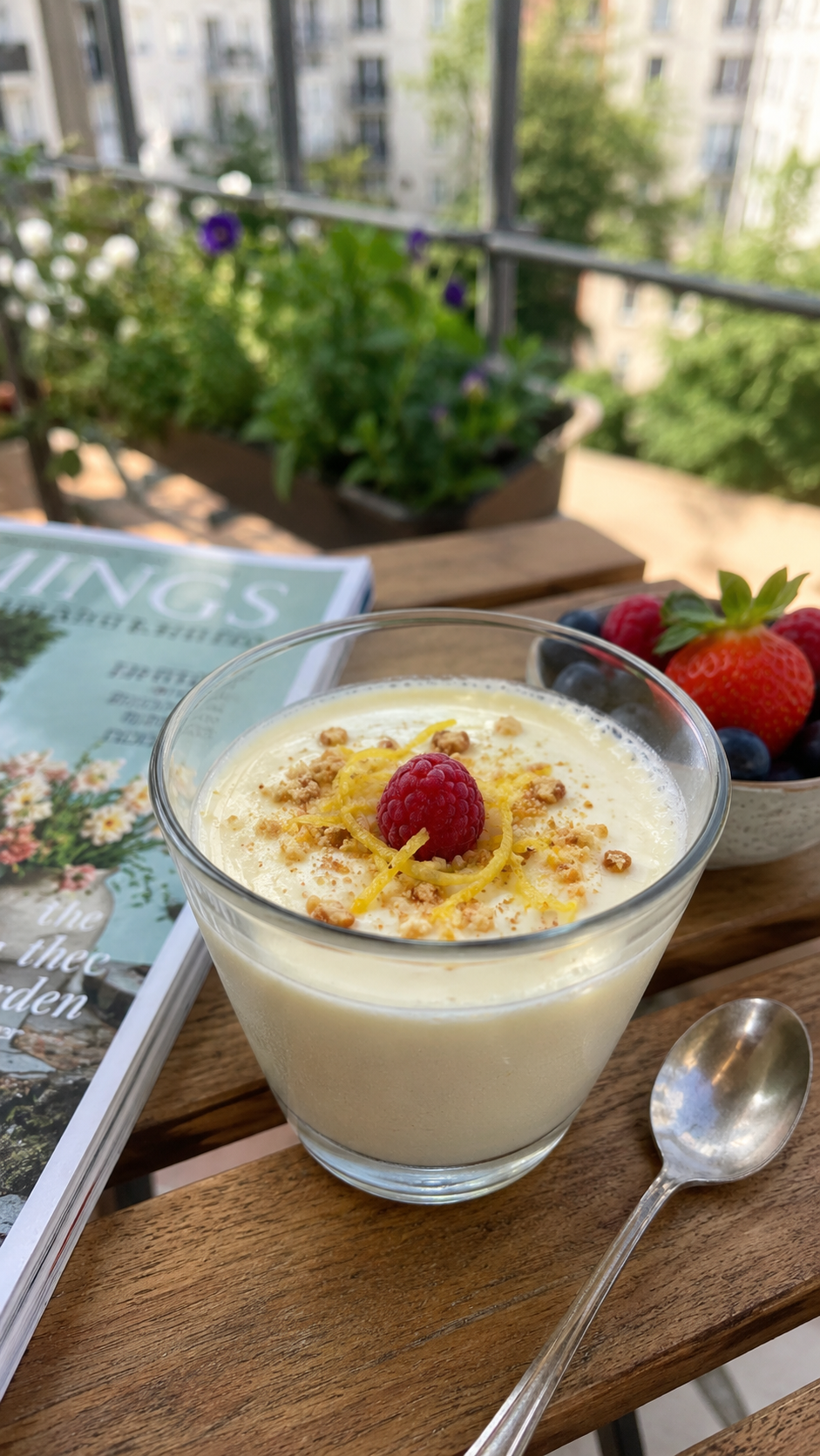 3-Ingredient Lemon Posset: Creamy No-Bake Lemon Dessert
