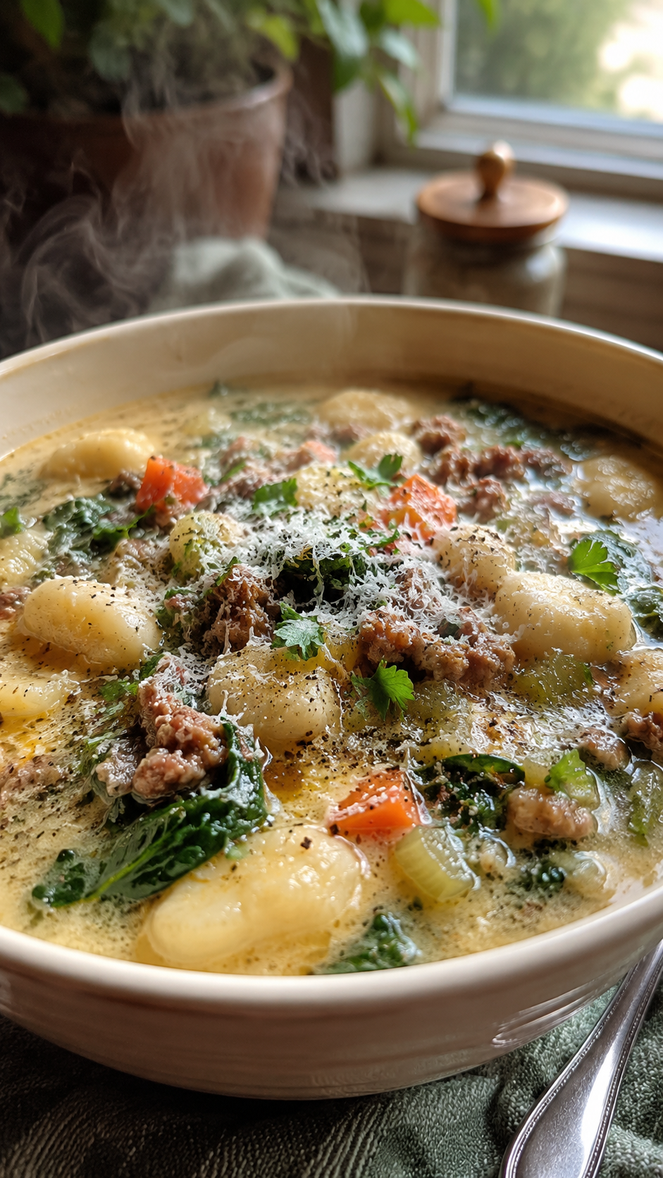 Creamy Sausage Gnocchi Soup Recipe: Easy One-Pot Dinner
