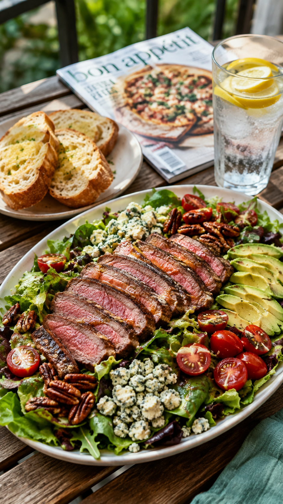 The Best Steak Salad Recipe with Balsamic Vinaigrette