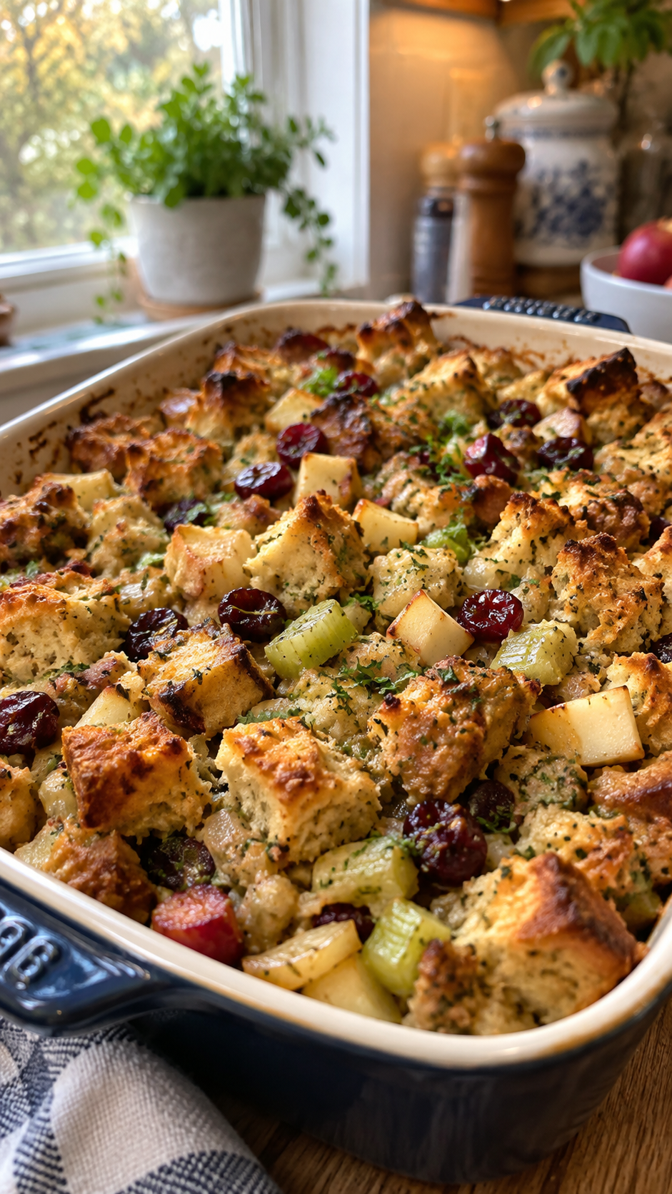 Canadian Thanksgiving Stuffing Recipe with Apples and Sage