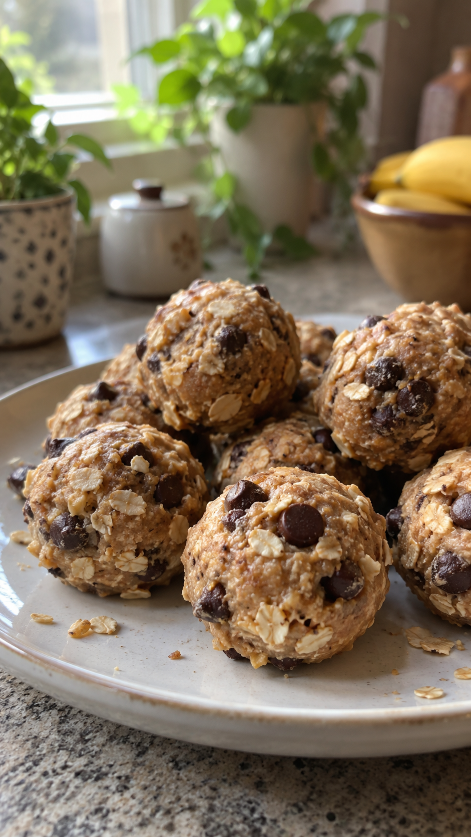 Peanut Butter Protein Balls (Easy No-Bake Recipe with Chocolate Chips!)