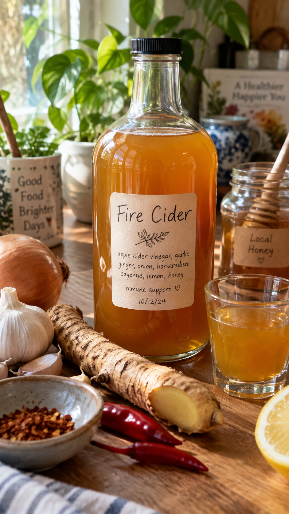 Traditional Fire Cider Recipe for Immune Support: Easy Homemade Tonic