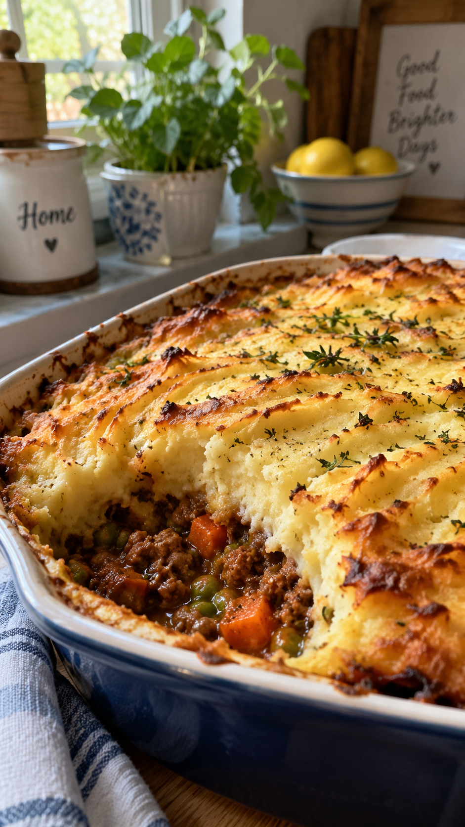 Shepherd’s Pie Recipe with Creamy Mashed Potatoes and Rich Lamb Gravy